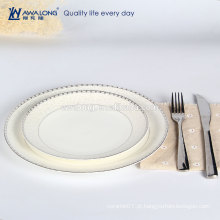 8 polegadas e 10 polegadas puro branco quente venda moderna china dinnerware, dinnerware rustic set
